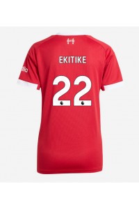 Liverpool Hugo Ekitike #22 Voetbaltruitje Thuis tenue Dames 2025-26 Korte Mouw